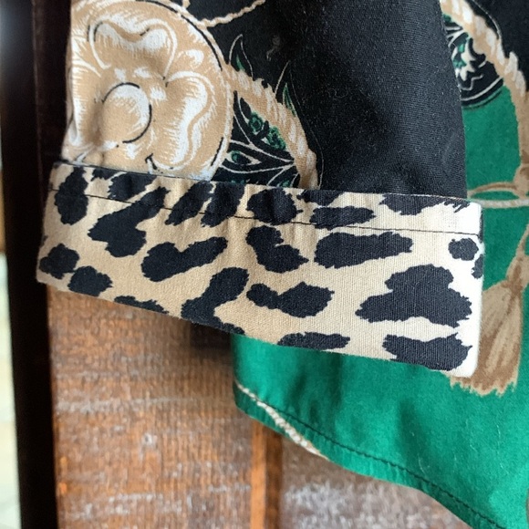 Chico’s No-Iron button up top Chicos size 0 XS equestrian preppy classic blouse - Picture 7 of 14